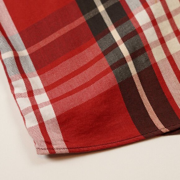 RRL Ralph Lauren Western Plaid Cotton Work Shirt - Picture 8 of 13